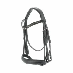 Clearance Eric Thomas - Bride doublée Clarino strass Noir