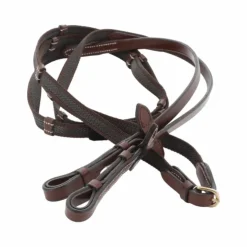 Eric Thomas - Rênes supergrip "PRO" 13mm havane New