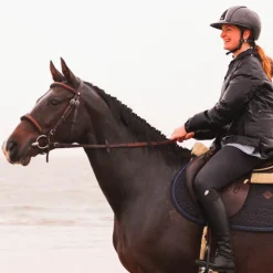 Flags & Cup - Bridon Oslo avec rênes marron Havane