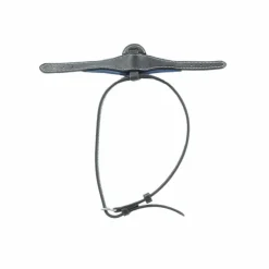 Flags & Cup - Centre de muserolle plate doublée Noir Discount