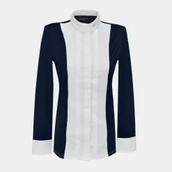 Flags & Cup - Chemise manches longues femme Diamantina marine