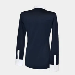 Flags & Cup - Chemise manches longues femme Diamantina marine