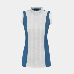 Flags & Cup - Chemise sans manches Diamantina femme bleu orage Outlet