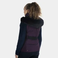 Flags & Cup - Gilet sans manches femme Kenora mure Prune