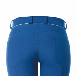 Flags & Cup - Pantalon d'équitation femme Push up électrique Bleu