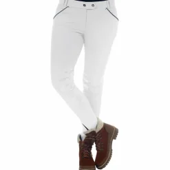 Online Flags & Cup - Pantalon d'équitation fille Orillia Blanc