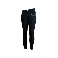 Flags & Cup - Pantalon d'équitation homme Saint Malo Noir Discount