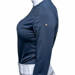 Clearance Flags & Cup - Polo de concours manches longues femme Isla Marine