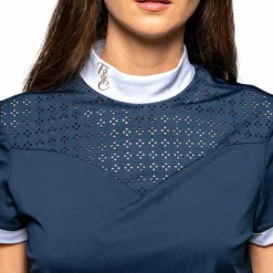 Online Flags & Cup - Polo de concours manches courtes femme Isla Marine