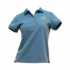 Online Flags & Cup - Polo piqué manches courtes femme Anzia iris Bleu