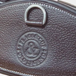 Flags & Cup - Sangle anatomique cuir grainé Marron Online