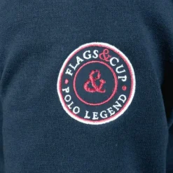 Flags & Cup - Sweat zippé femme France - limited edition marine Discount