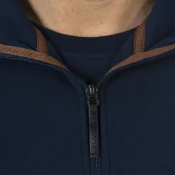 Flags & Cup - Sweat zippé homme Gambo Marine Discount