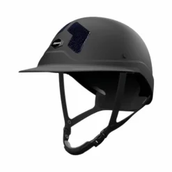 Outlet Flex On - Casque d'équitation Armet Dark grilles marine visière Mixte Noir