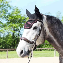 Freejump - Bonnet pour cheval / Rouge Noir Online