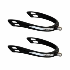 Freejump - Éperons articulés Spur'On à bout rond Noir / Noir Sale
