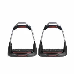 Freejump - Étriers Air's choco plancher incliné / oeil droit / noir / noir Marron