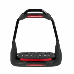 Sale Freejump - Étriers Air's Full black plancher incliné / oeil droit / rouge Noir