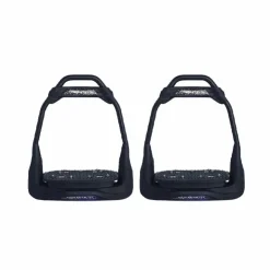 Freejump - Étriers Air's Full black plancher plat / oeil droit / silver Glitter édition Noir