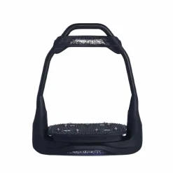 Freejump - Étriers Air's Full black plancher plat / oeil droit / silver Glitter édition Noir