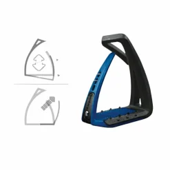 Sale Freejump - Étriers Soft'Up Lite Noir / Marine