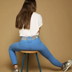 GEM - Pantalon d'équitation femme Max Super sonic Bleu
