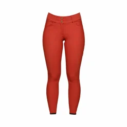 Best GEM - Pantalon d'équitation femme John full grip tandoori spice Rouge
