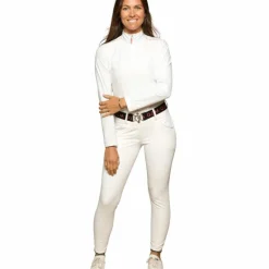 GEM - Pantalon d'équitation femme Cooper Blanc Discount