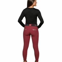 GEM - Pantalon d'équitation femme Cooper raisin Bordeaux