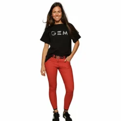 Online GEM - Pantalon d'équitation femme John tandoori spice Rouge