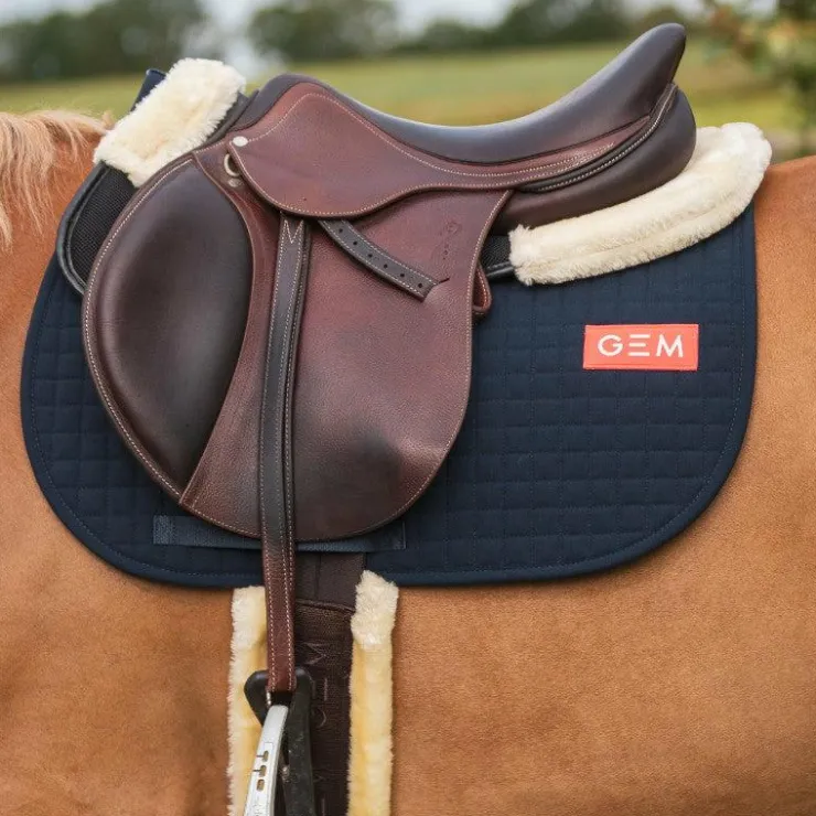 GEM - Tapis de selle Leo bleu Marine Online