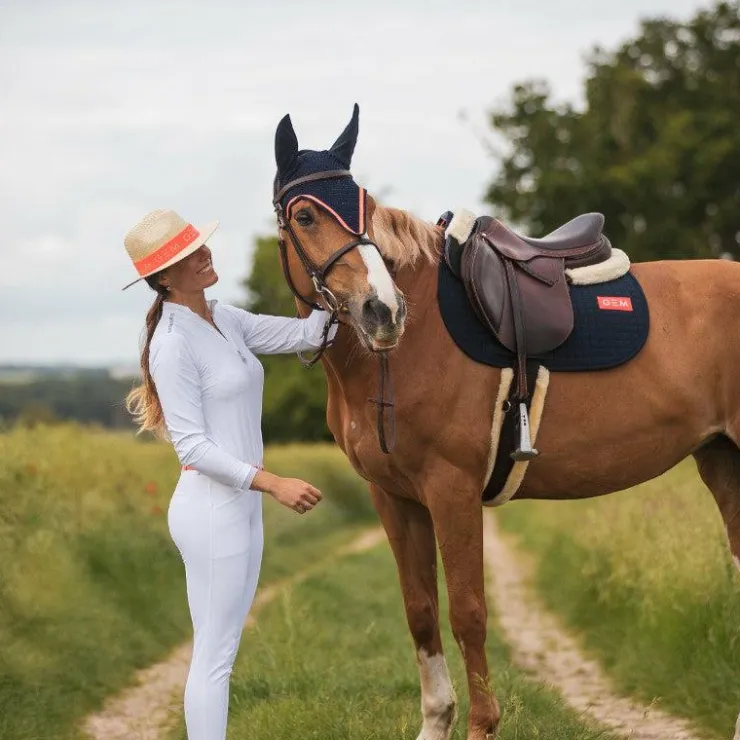 GEM - Tapis de selle Leo bleu Marine Online