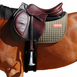 Sale GEM - Tapis de selle Leo Kaki