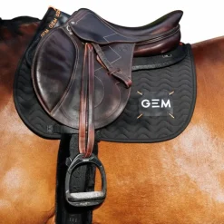 GEM - Tapis de selle Touc Touc Noir Sale