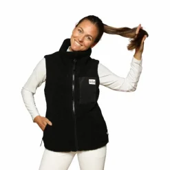 GEM - Veste sans manches mouton On femme Noir New