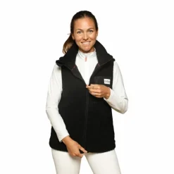 GEM - Veste sans manches mouton On femme Noir New