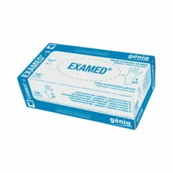 Genia - Gants d'examen et de soin en latex pré-poudrés à usage unique (x100) Hot