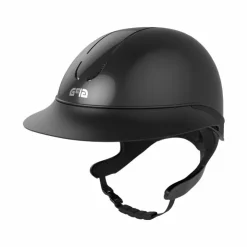 GPA - Casque d'équitation Global Dual EVO TLS shiny/ visière matt black Noir Best
