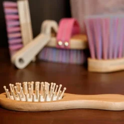 Outlet Grooming Deluxe - Brosse à crins Licorne Sammy enfant bois Marron