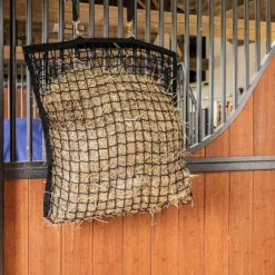 Outlet Grooming Deluxe - Filet à foin carré Easy Fill 4,5cm Noir