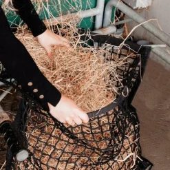 Grooming Deluxe - Filet à foin carré Easy Fill 3cm Noir New