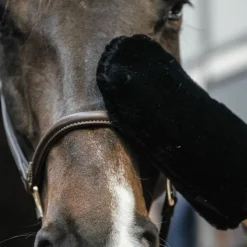 Grooming Deluxe - Gant de pansage mouton noir Discount