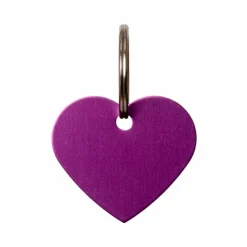 Outlet Grooming Deluxe - Médaille à graver coeur Violet