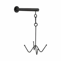 Grooming Deluxe - Porte-bridon mural 4 branches Noir New