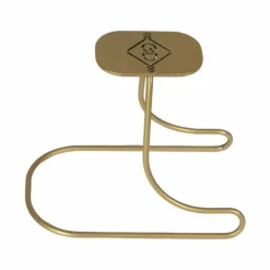 Grooming Deluxe - Pte-casque en acier Or New