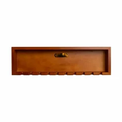 Grooming Deluxe - Porte-cravaches droit en bois Marron Outlet