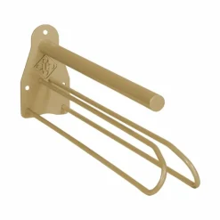Clearance Grooming Deluxe - Porte-selle avec support tapis métal or Doré