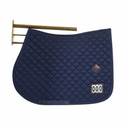 Clearance Grooming Deluxe - Porte-selle avec support tapis métal or Doré