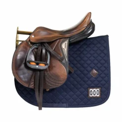 Clearance Grooming Deluxe - Porte-selle avec support tapis métal or Doré