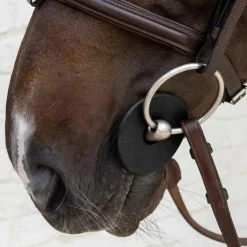 Hot Grooming Deluxe - Rondelles de mors en silicone grand trou (x2) Noir